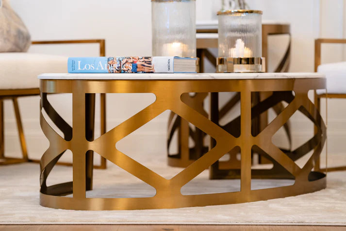 Cannes Coffee Table Gold - Finish