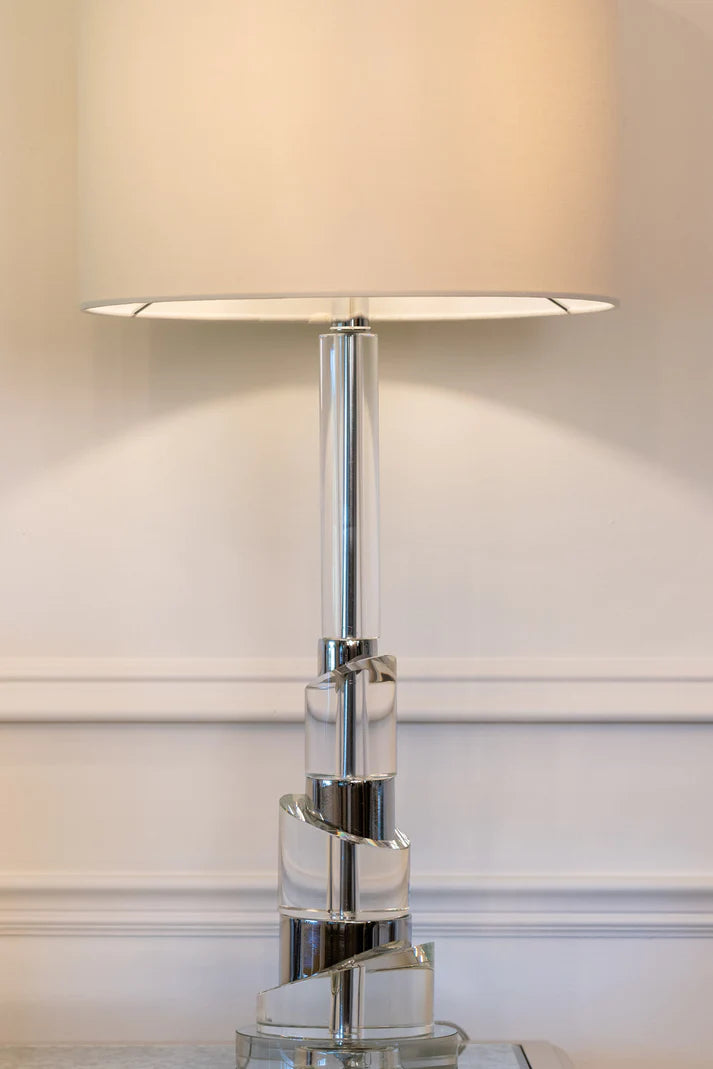 Ivy Table Lamp Chrome Finish 