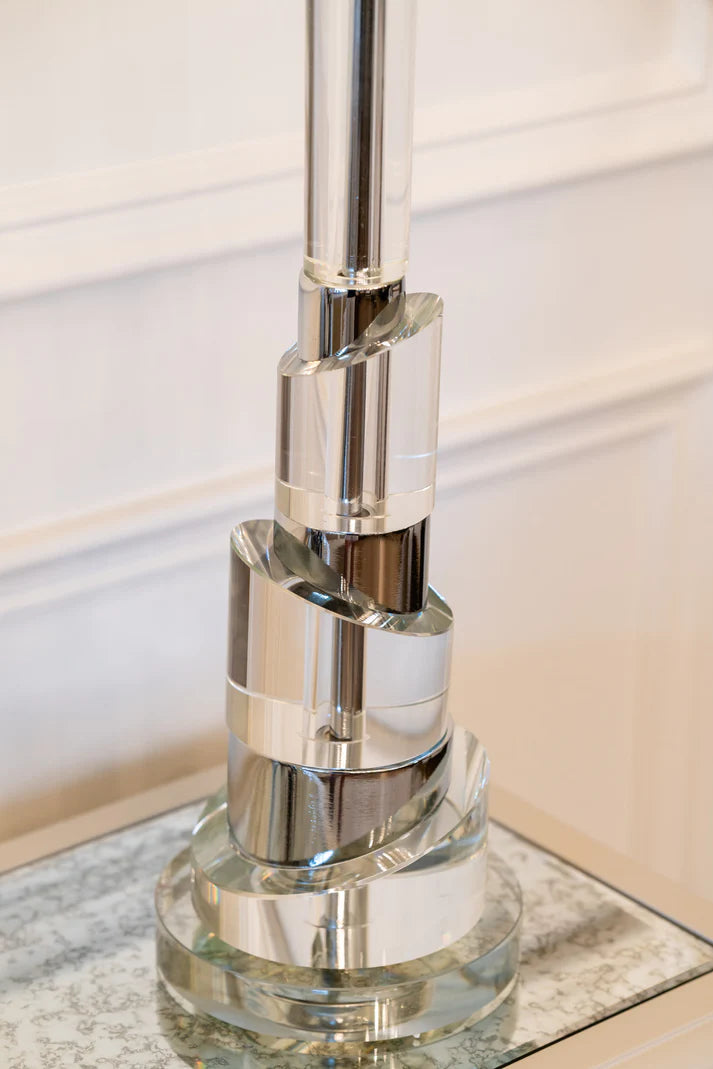 Ivy Table Lamp Chrome Finish 