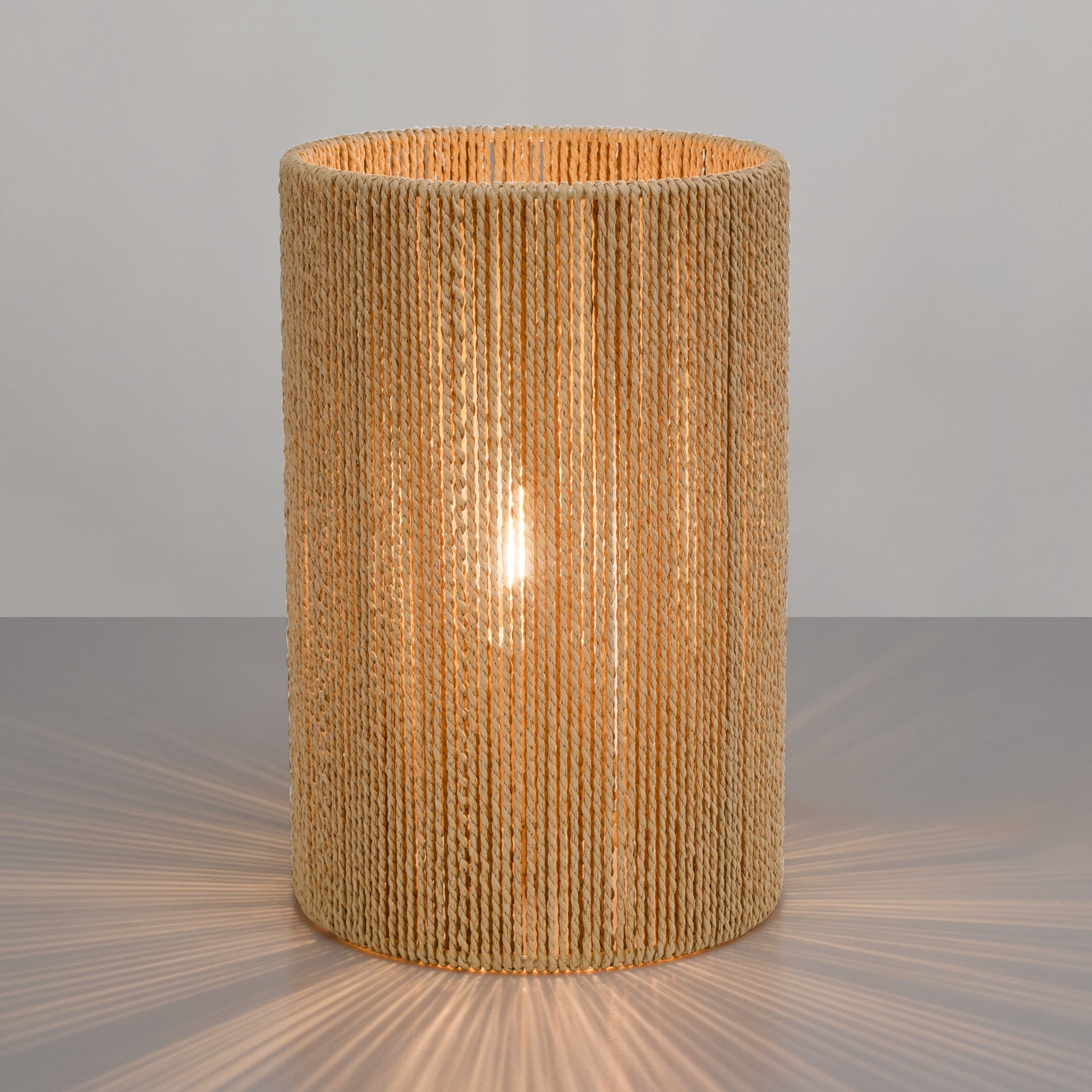 Keona Table Lamp Natural String Shade E27