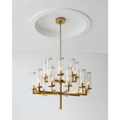Liaison Double Tier Chandelier- Antique Brass/ Bronze