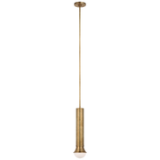 Precision Petite Elongated Pendant- Antique Brass/ Bronze
