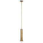 Precision Petite Elongated Pendant- Antique Brass/ Bronze