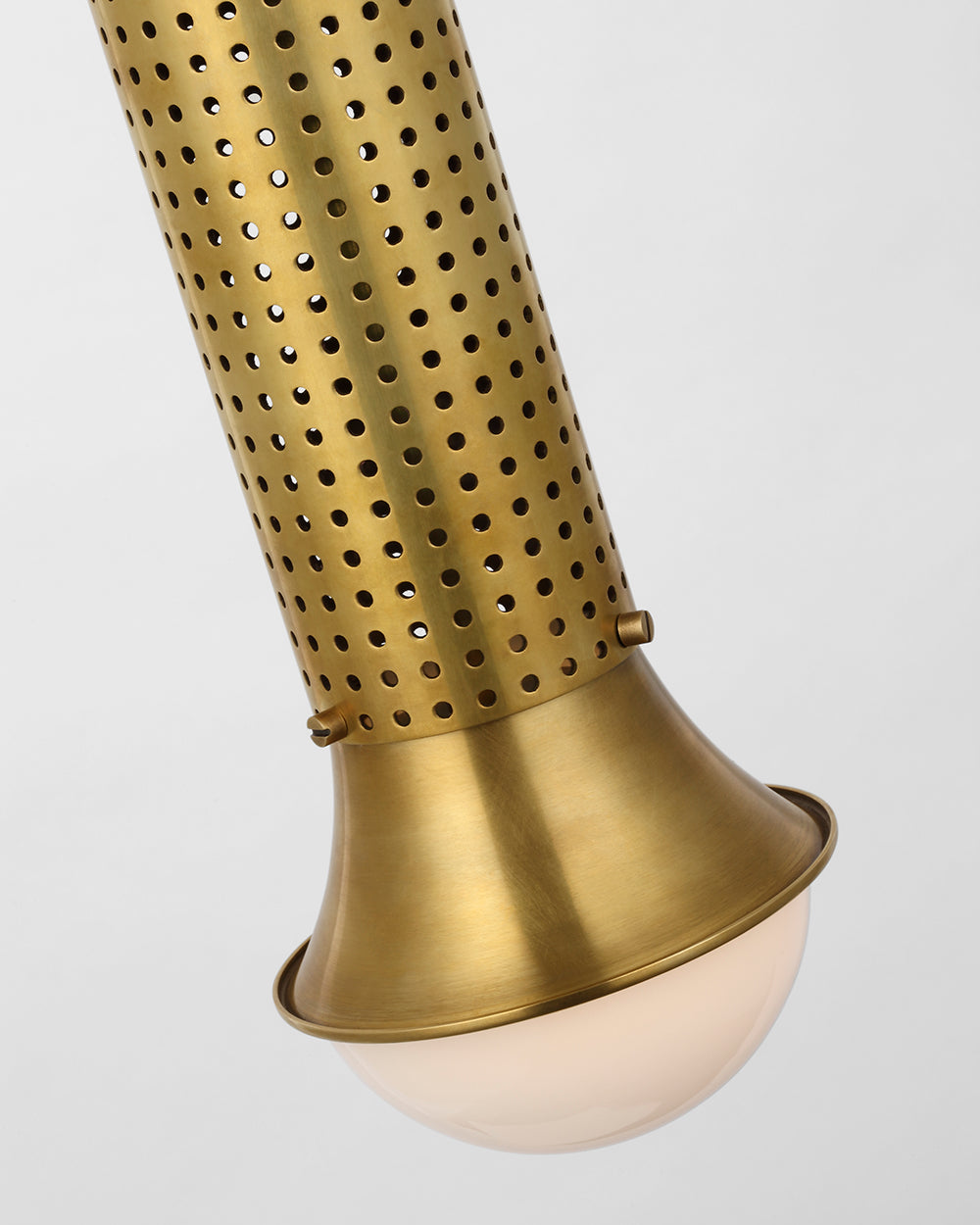 Precision Petite Elongated Pendant- Antique Brass/ Bronze