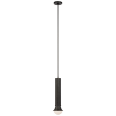 Precision Petite Elongated Pendant- Antique Brass/ Bronze