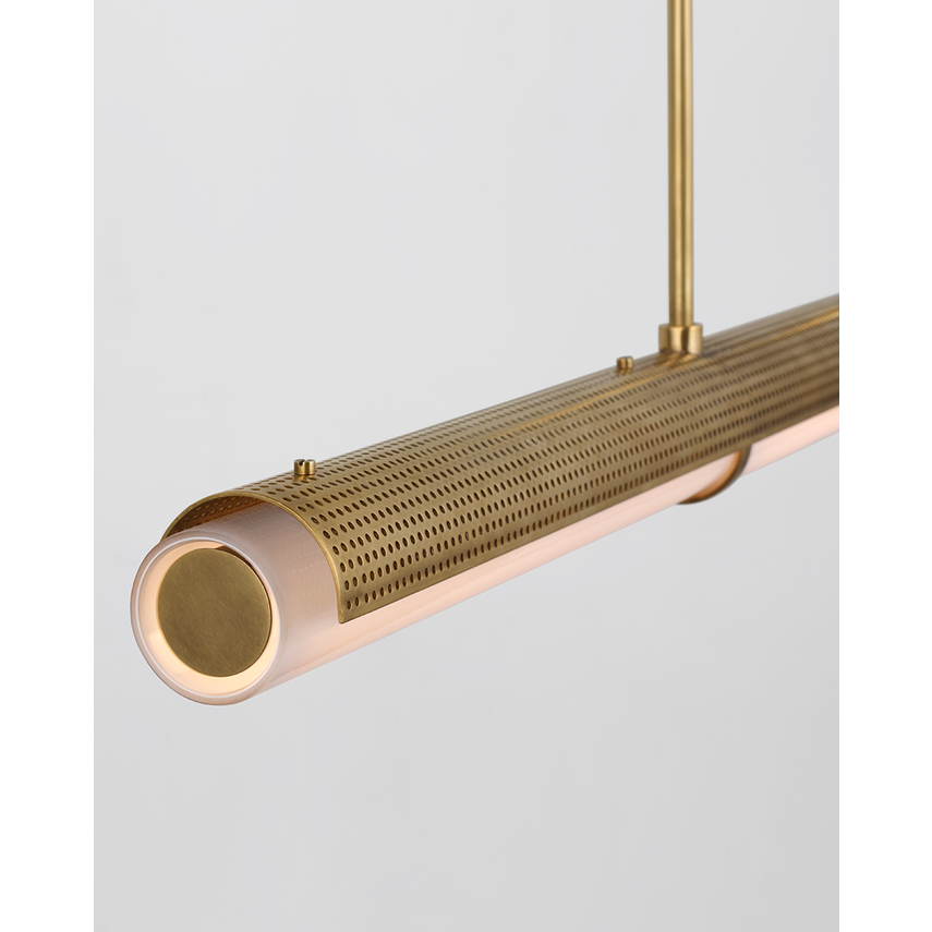 Precision Large Linear Chandelier- Various Finishes