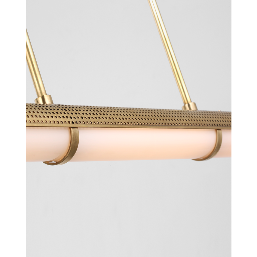Precision Large Linear Chandelier- Various Finishes