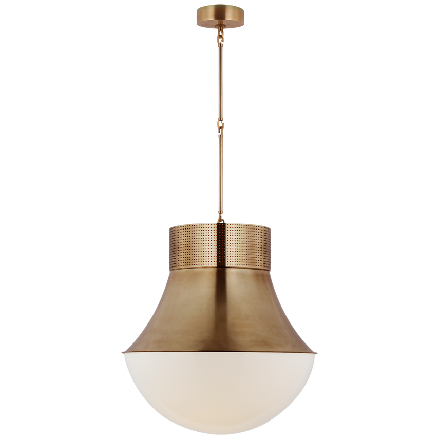 Precision Small Pendant- Antique Brass/Bronze
