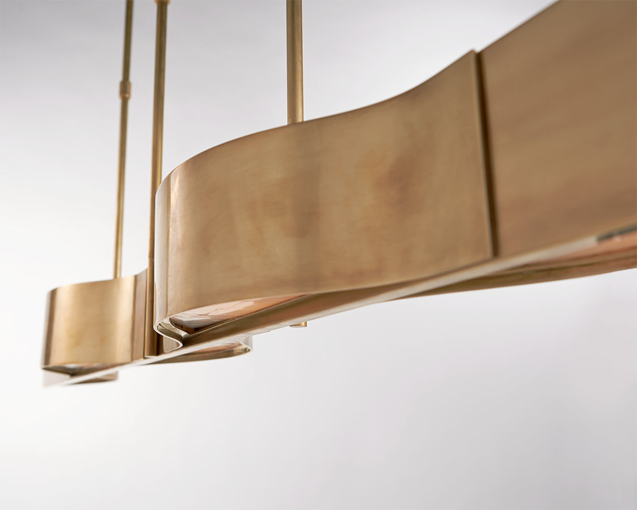 Avant Large Linear Pendant- Bronze/ Antique Brass Finishes