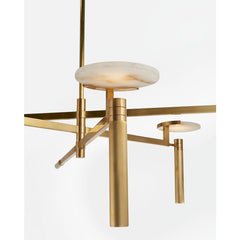 Melange Large Floating Disc Chandelier- Various Finishes