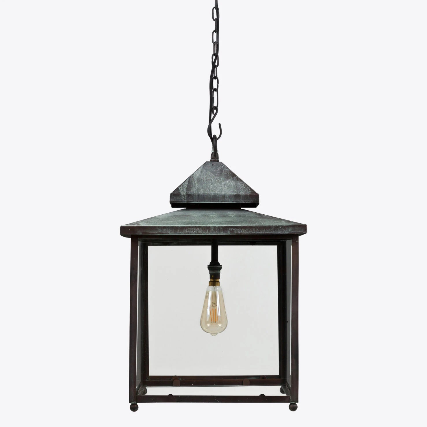 The Keats Lantern- Verdigris Bronze