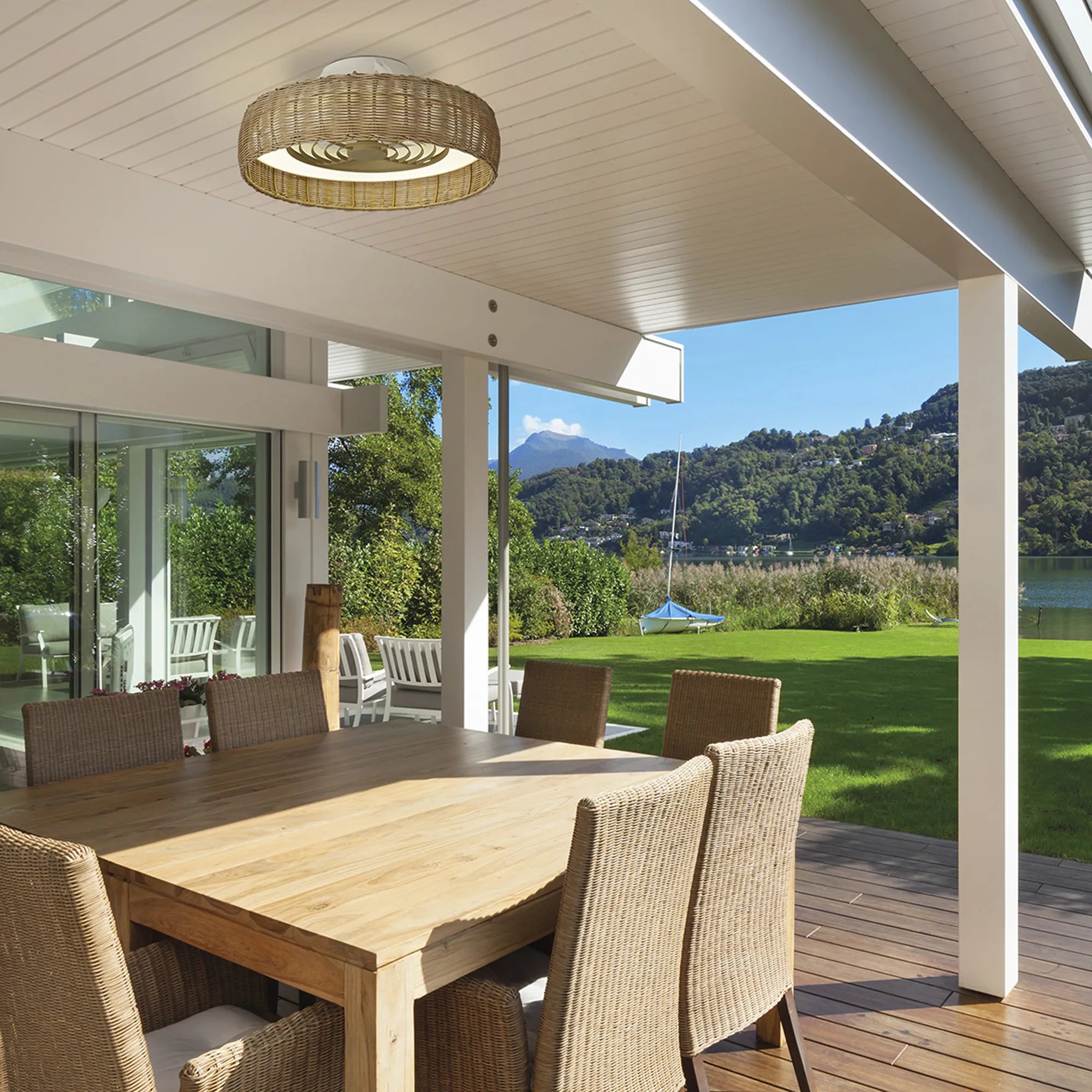 Kilimanjaro LED Fan Remote Control - Rattan