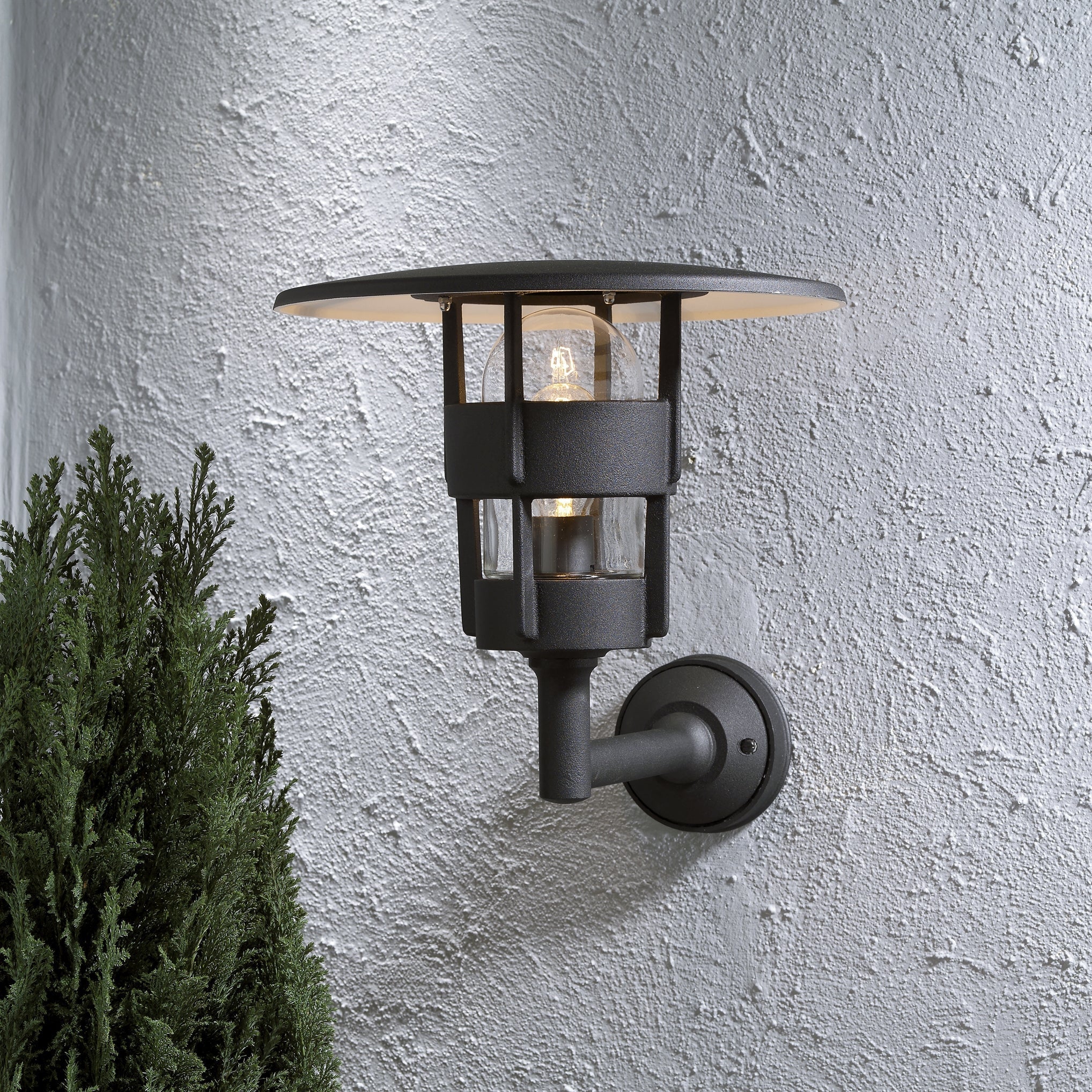 Freja Matt Black Wall Light