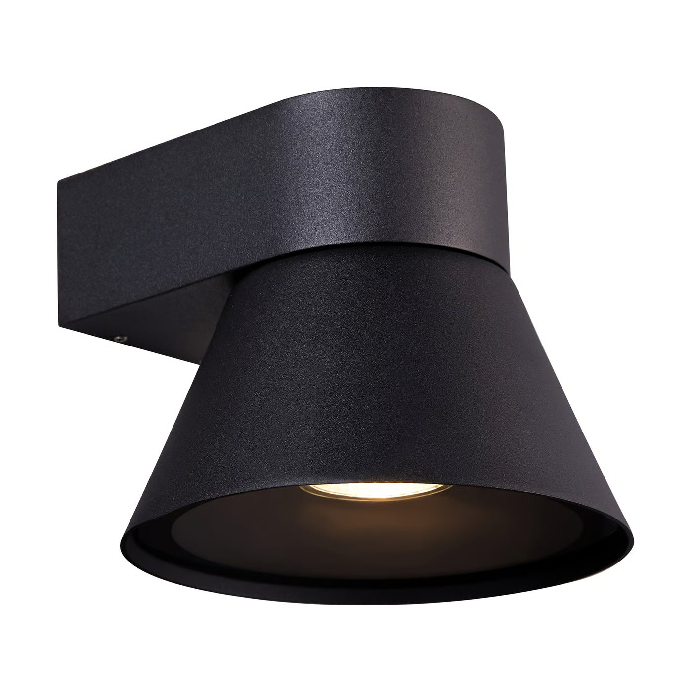 Kyklop Cone Wall light- Rusty/ Black Finish