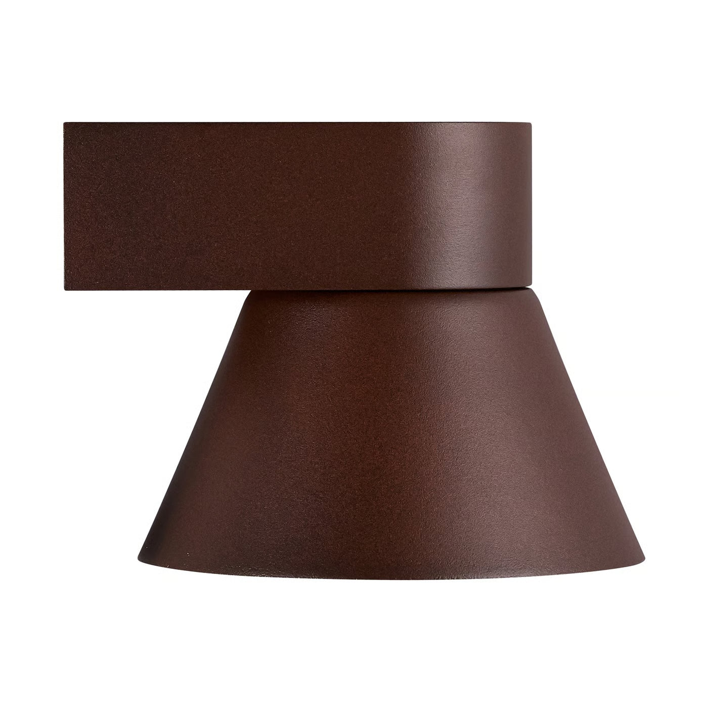 Kyklop Cone Wall light- Rusty/ Black Finish