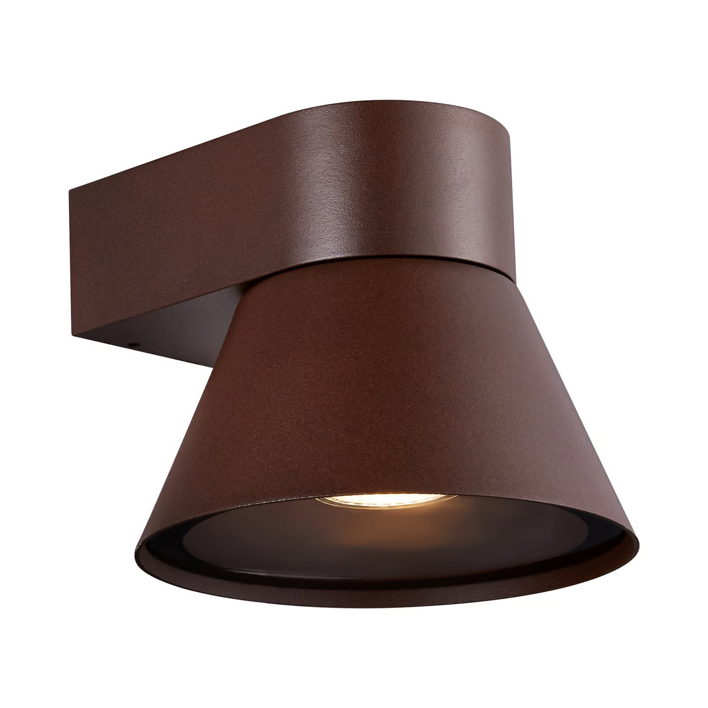 Kyklop Cone Wall light- Rusty/ Black Finish