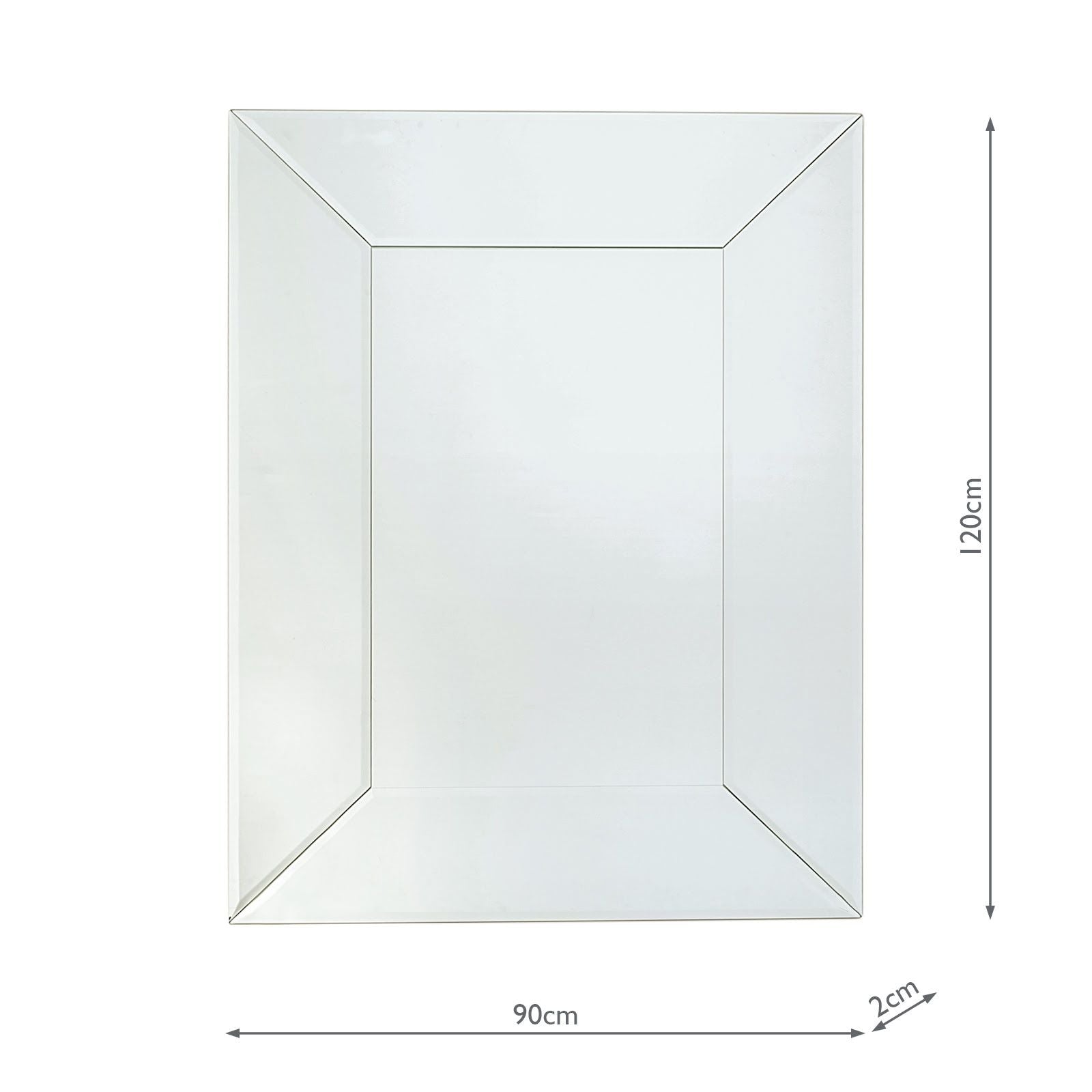 Gatsby Mirror - Rectangle and Square - Various Sizes