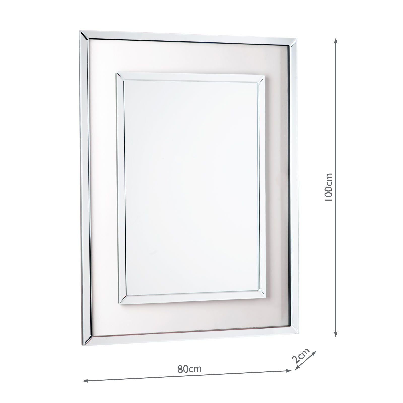 Evie Rectangle Mirror Clear Frame - Square and Rectangle