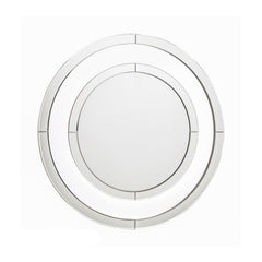 Evie Round Mirror Clear Frame - Small and Large