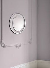 Evie Round Mirror Clear Frame - Small and Large