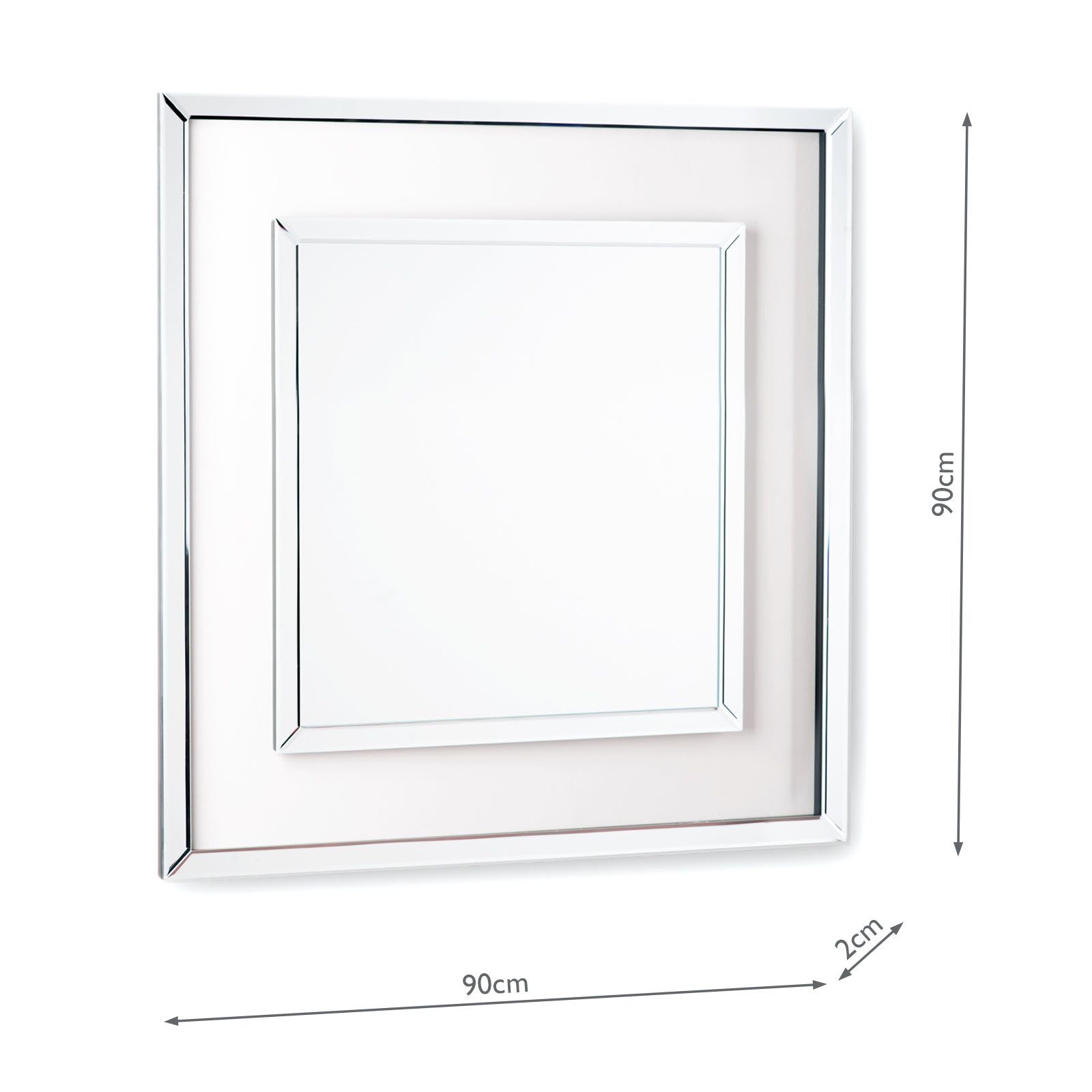 Evie Rectangle Mirror Clear Frame - Square and Rectangle