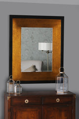 Cara Mirror Mottled Bronze - Small and Large
