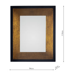 Cara Mirror Mottled Bronze - Small and Large