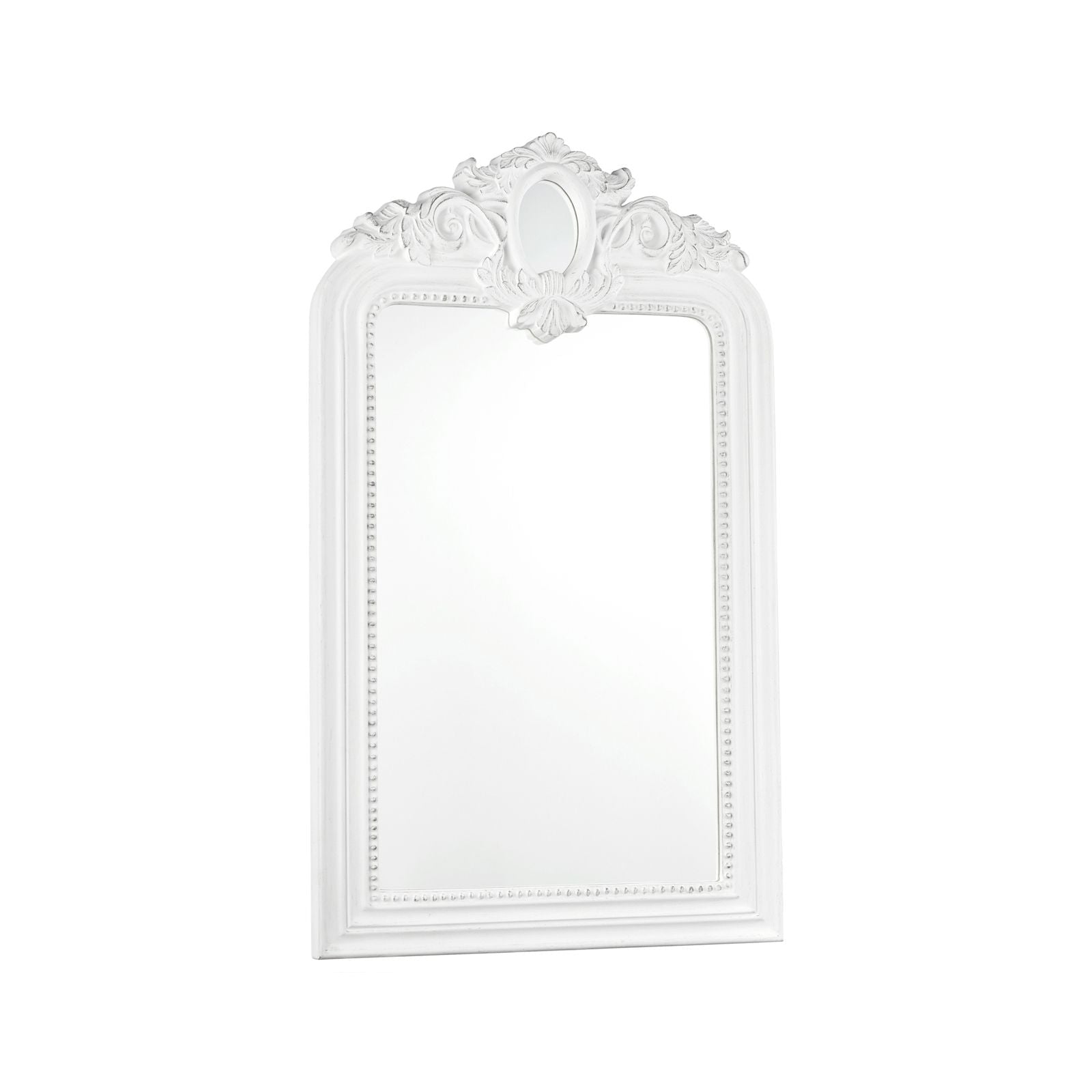 Alana Rectangle Mirror Distressed Ivory 120 x 71cm