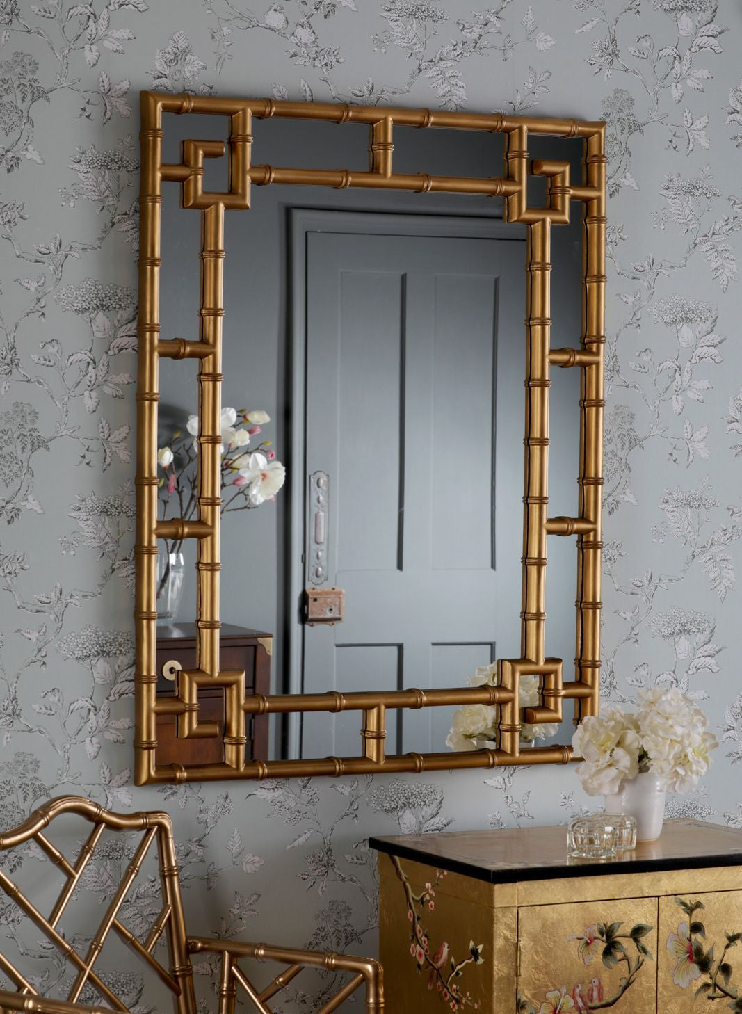 Shawford Rectangle Mirror - Gold