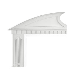 Rossett Over Mantle Mirror - Grey