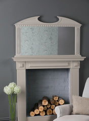 Rossett Over Mantle Mirror - Grey