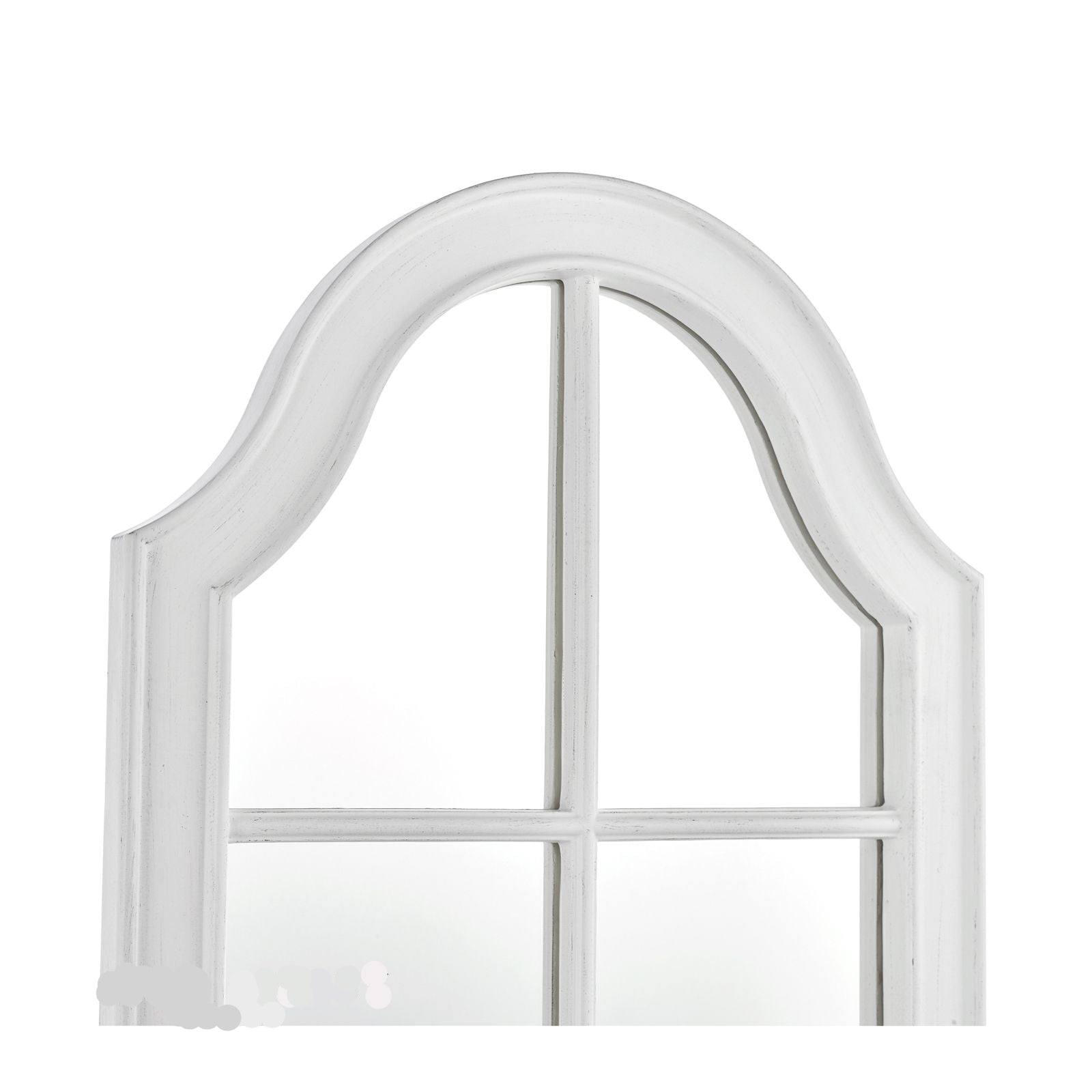 Coombs Rectangle Mirror Distressed Ivory