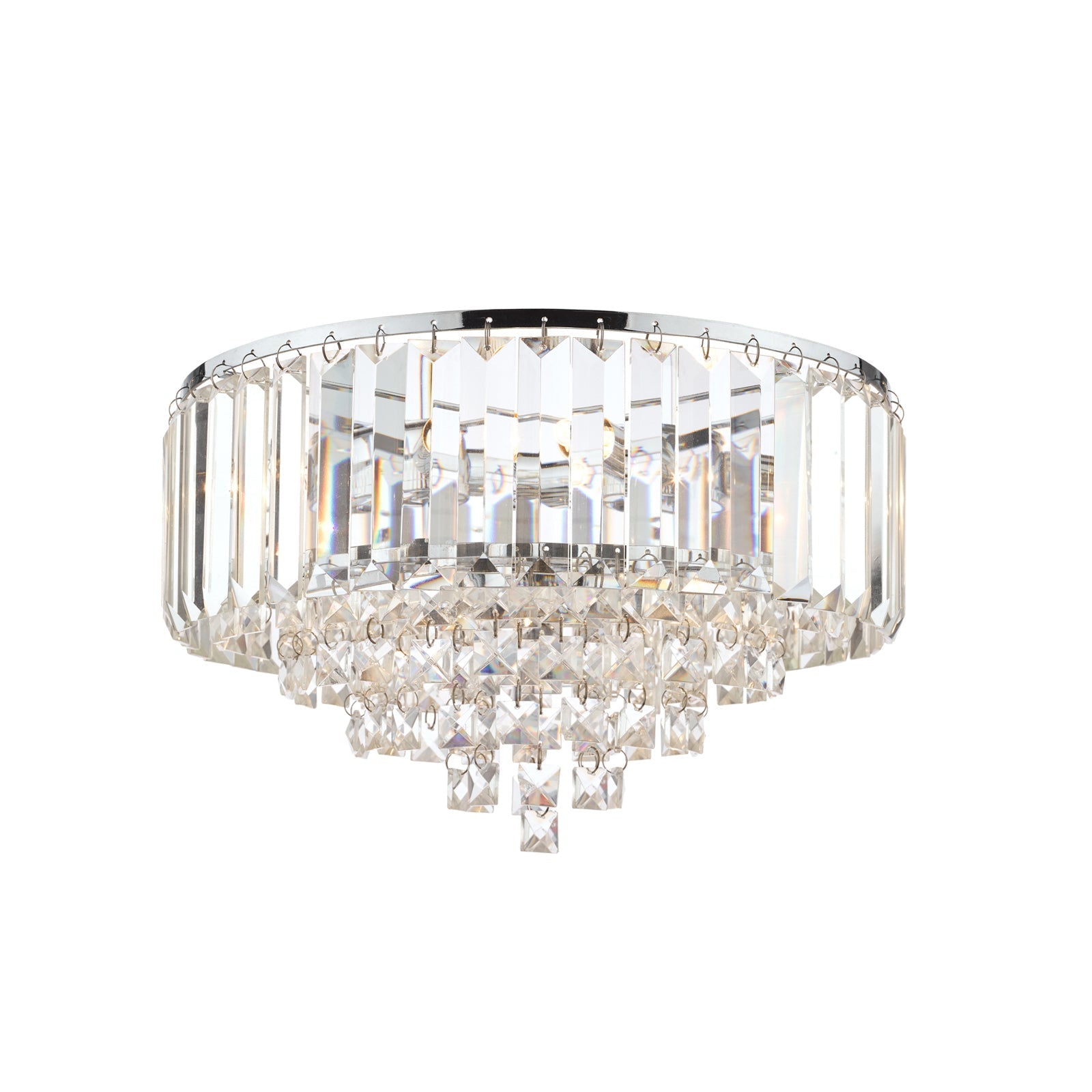 Vienna 3lt Flush Crystal Polished Chrome G9