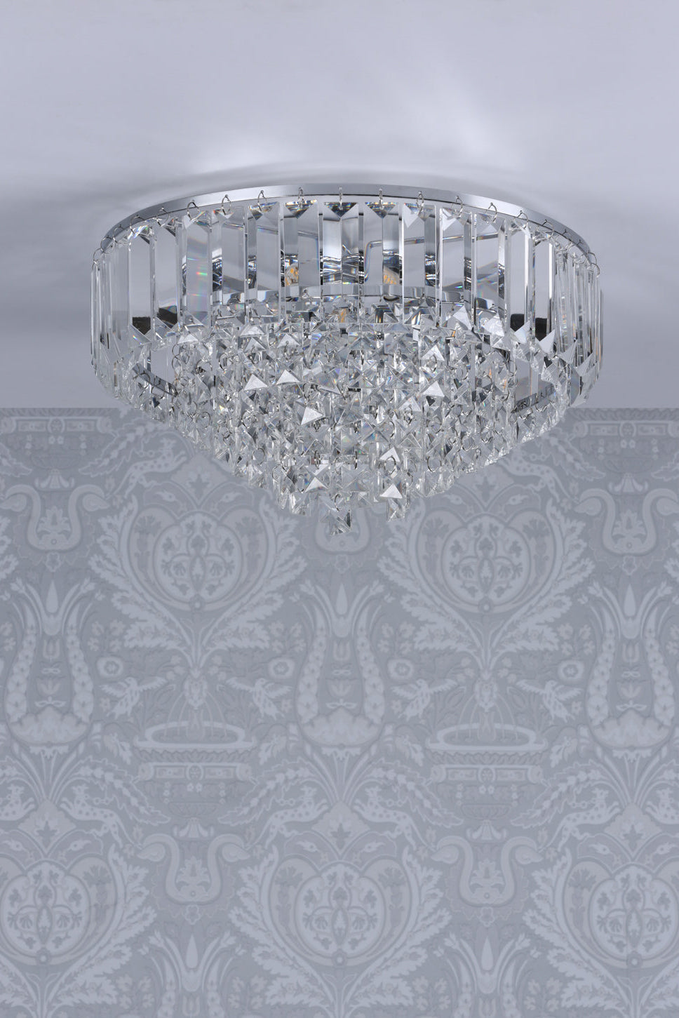 Vienna 3lt Flush Crystal Polished Chrome G9