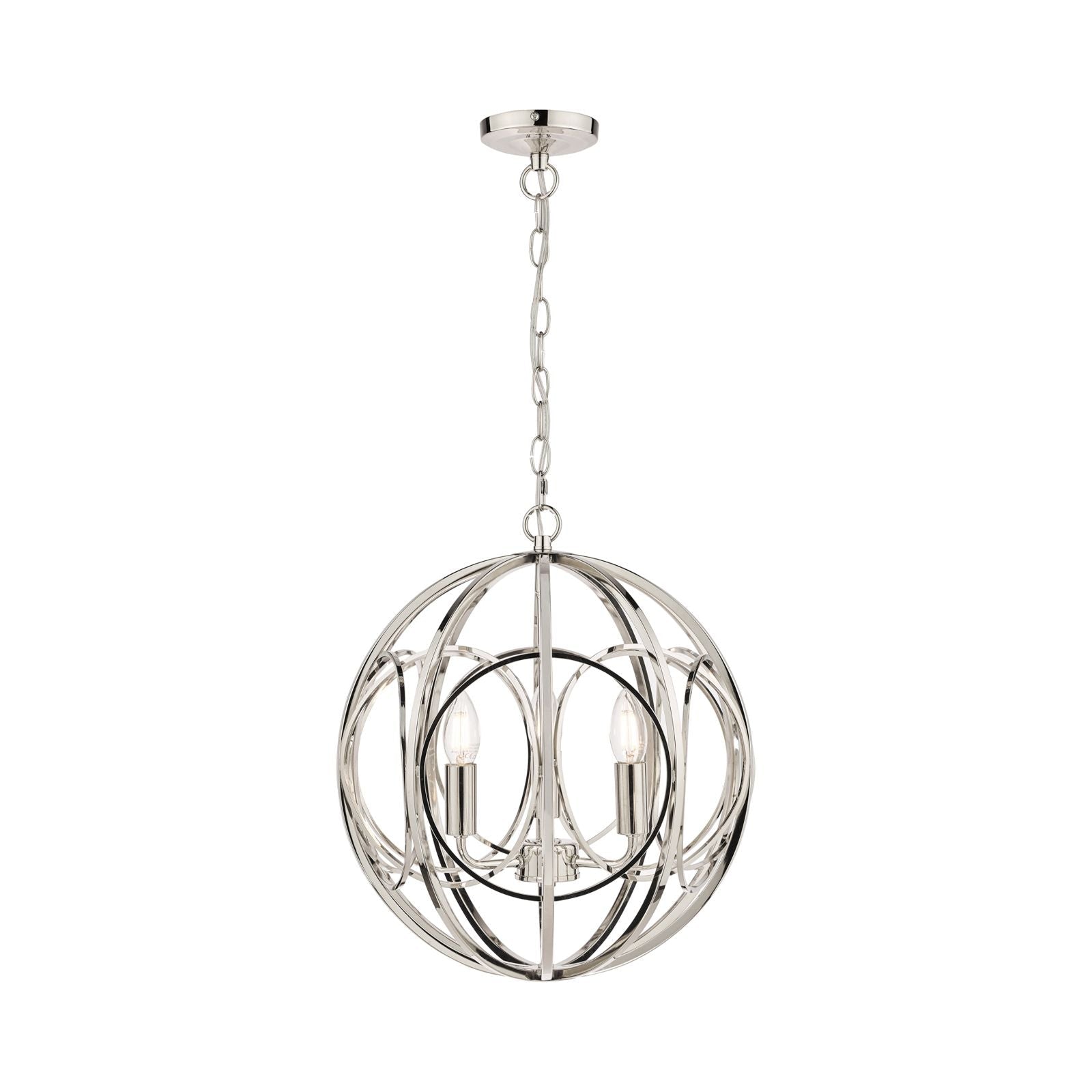 Orbital 3lt Pendant Polished Nickel