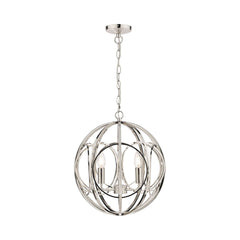 Orbital 3lt Pendant Polished Nickel
