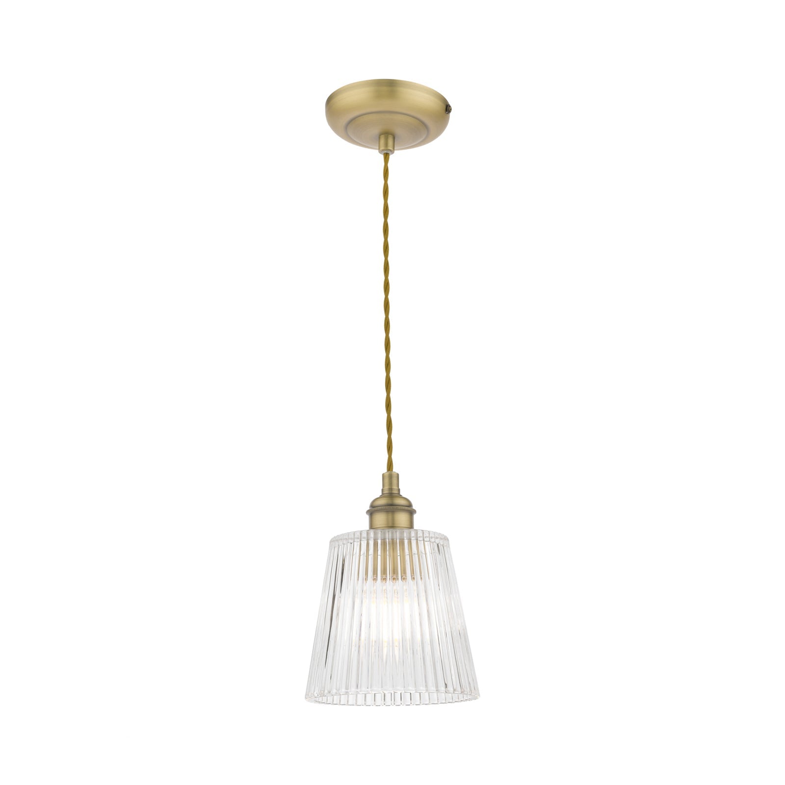 Callaghan 1Lt Pendant Antique Brass - Promotional Offer