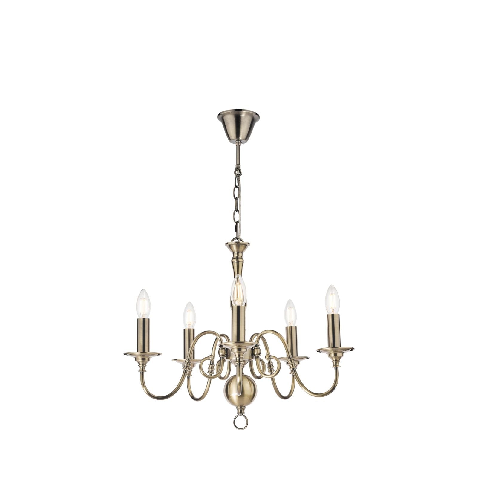 Winchester 5lt Pendant Antique Brass Fitting Only