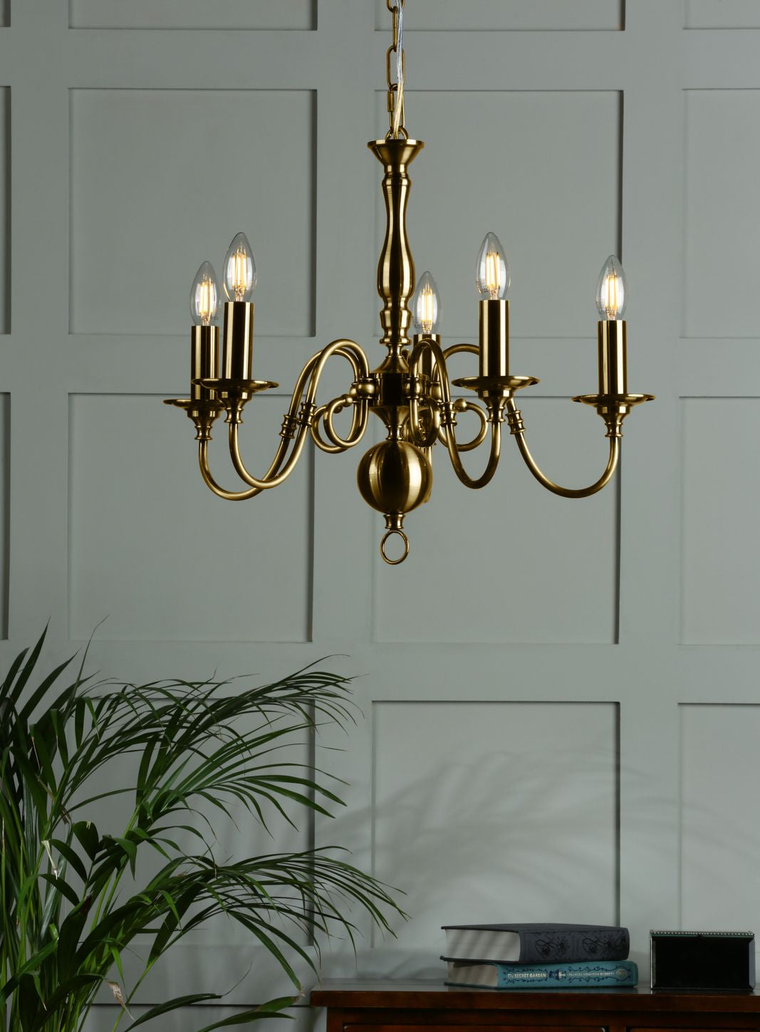 Winchester 5lt Pendant Antique Brass Fitting Only