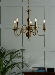 Winchester 5lt Pendant Antique Brass Fitting Only