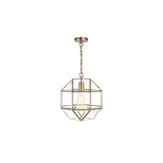 Blackwell Pendant Antique Brass Glass