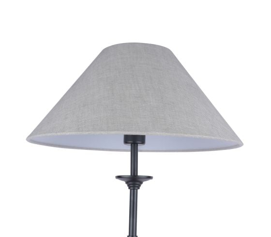Ludchurch Floor Lamp Industrial Black With Shade