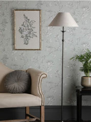 Ludchurch Floor Lamp Industrial Black With Shade