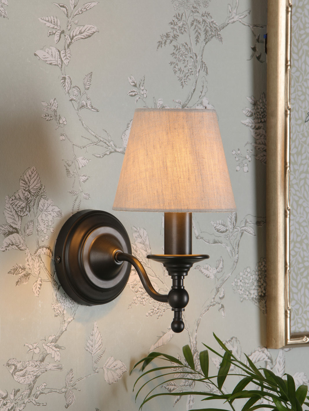 Ludchurch Single Wall Light Industrial Black Bracket Only