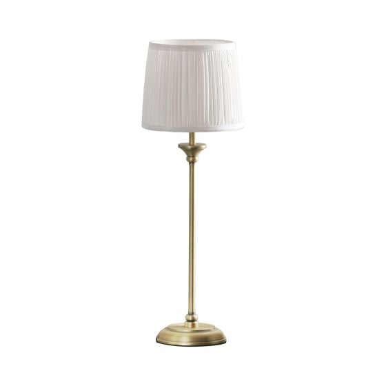 Hemsley Touch Table Lamp Antique Brass With Shade