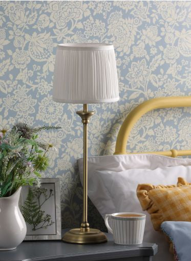 Hemsley Touch Table Lamp Antique Brass With Shade
