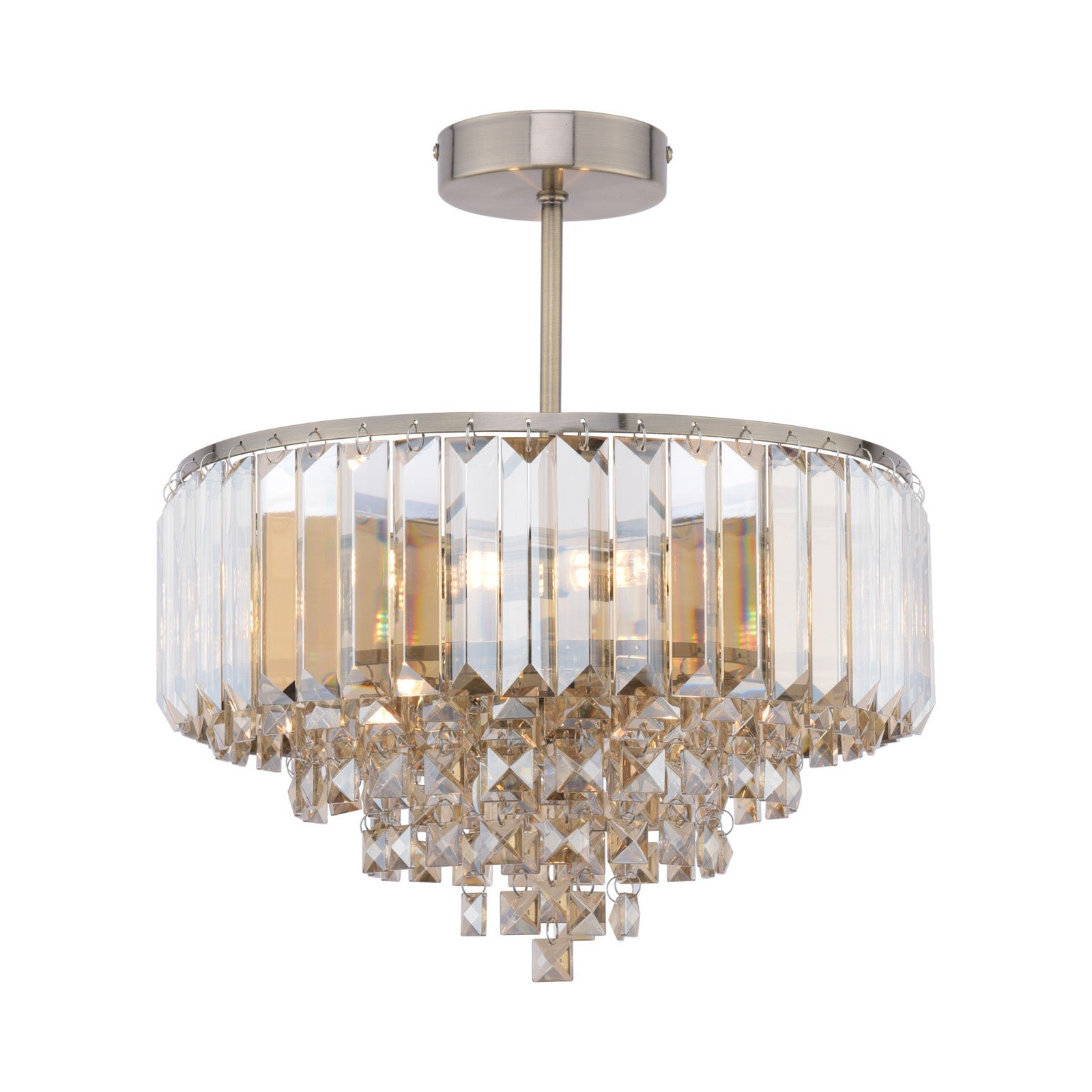 Vienna 3/5Lt Semi Flush In Various Finishes G9