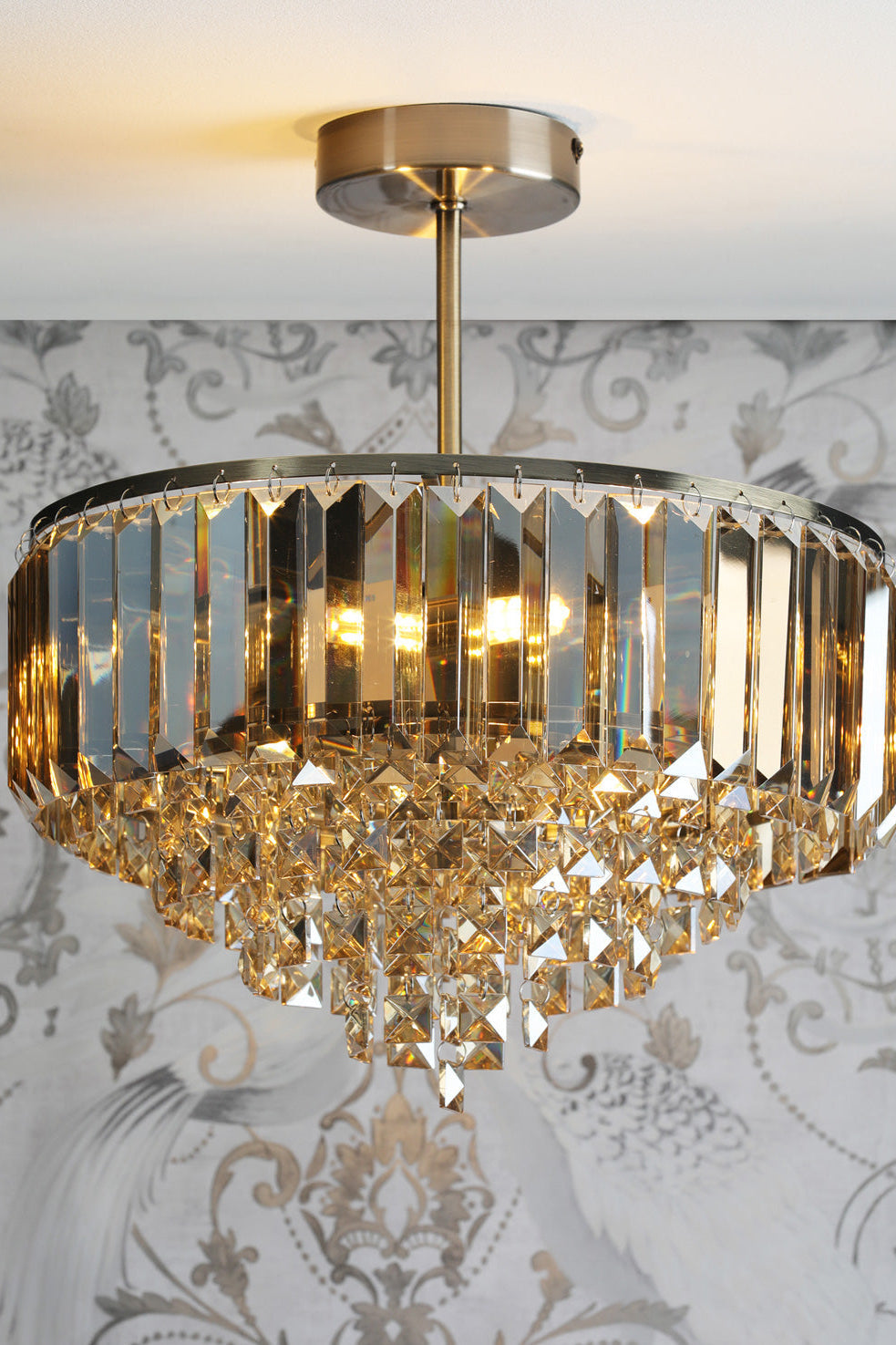 Vienna 3/5Lt Semi Flush In Various Finishes G9