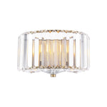 Fernhurst Wall Light - Crystal & Antique Brass and Polished Chrome Glass