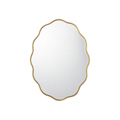Medora Mirror - Matte Gold - Oval and Round